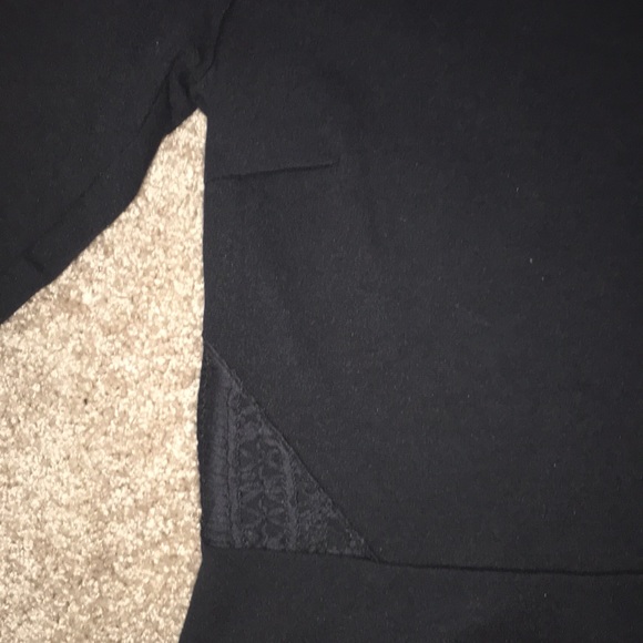 Black Hollister 3/4 Sleeve A-line Dress Small - Picture 3 of 6